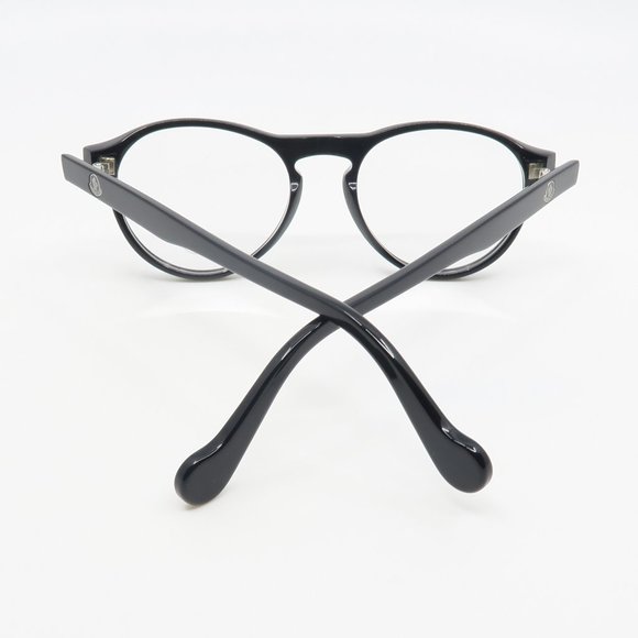 ML 5022 001 Moncler Round Black Eyeglasses w/ case - Picture 6 of 6